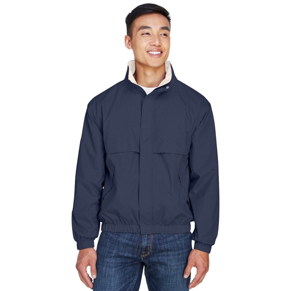 Devon & Jones Adult Clubhouse Jacket - D850 - Navy-Khaki